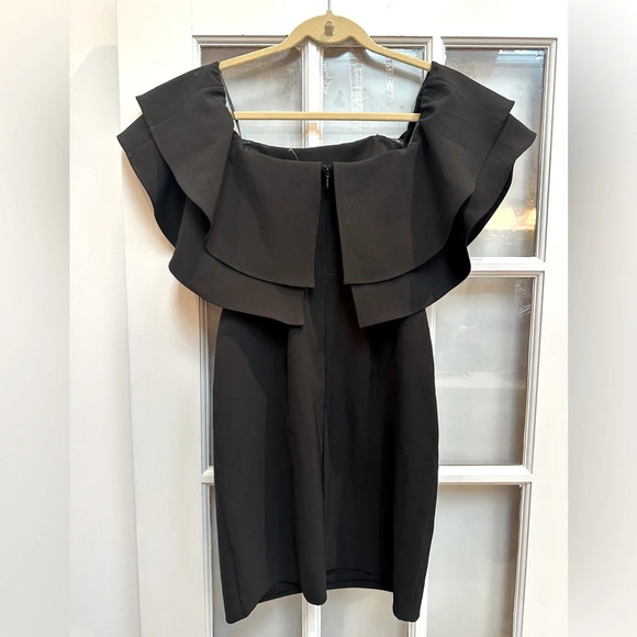 Parker Black Label Bloomingdale’s Off The Shoulder Formal Cocktail Dress Size 2 - Picture 5 of 13